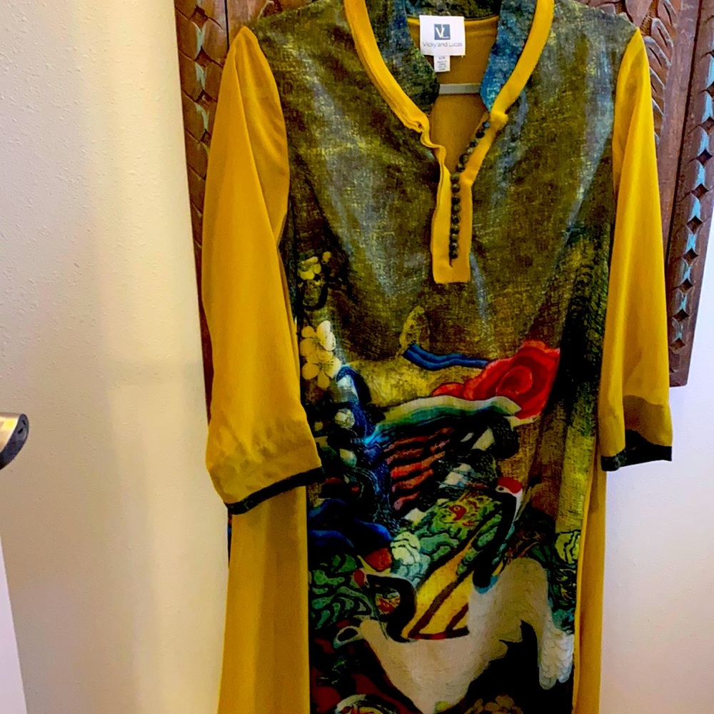 Flowing Tunic Dress